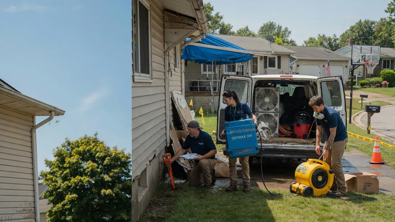 Ceiling Leak Cleanup in Huron, IN near me
