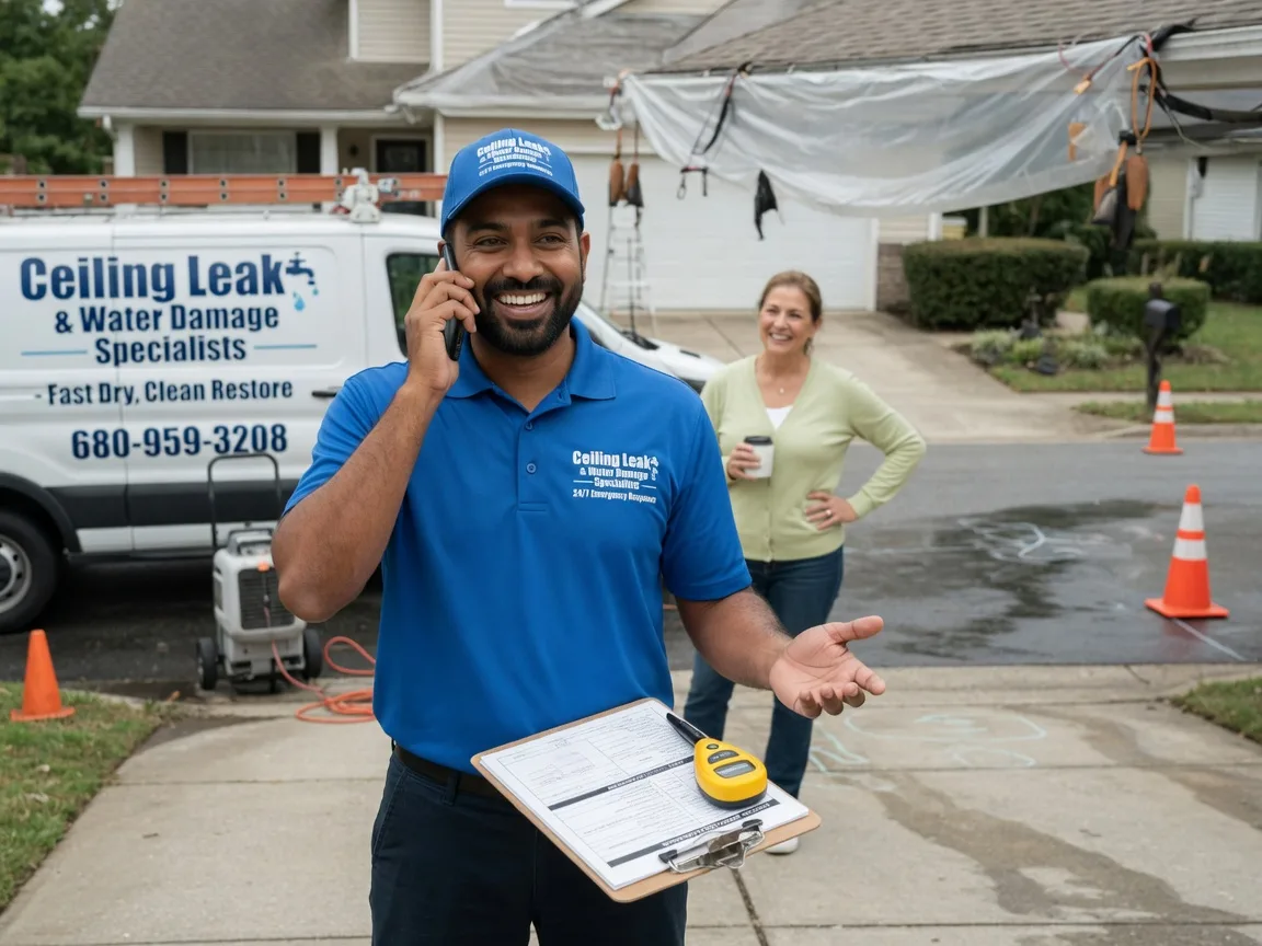 Ceiling Leak Cleanup Huron, IN FAQs